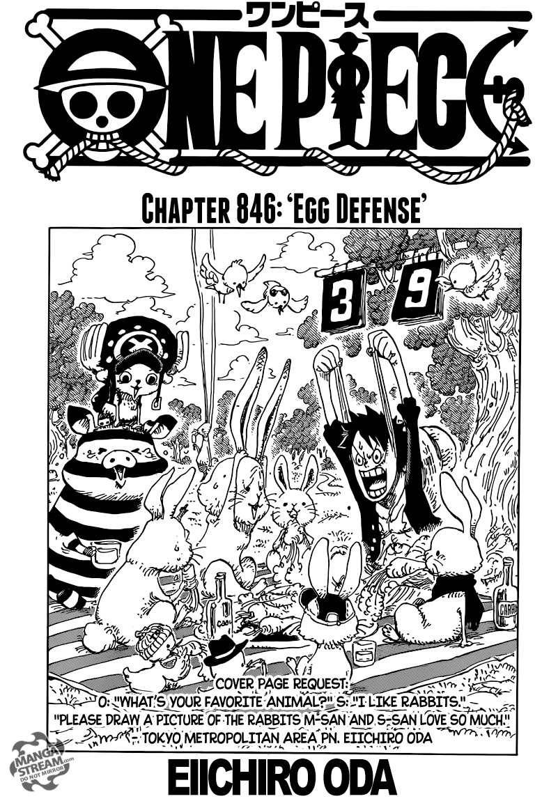 One Piece Chapter 846 1